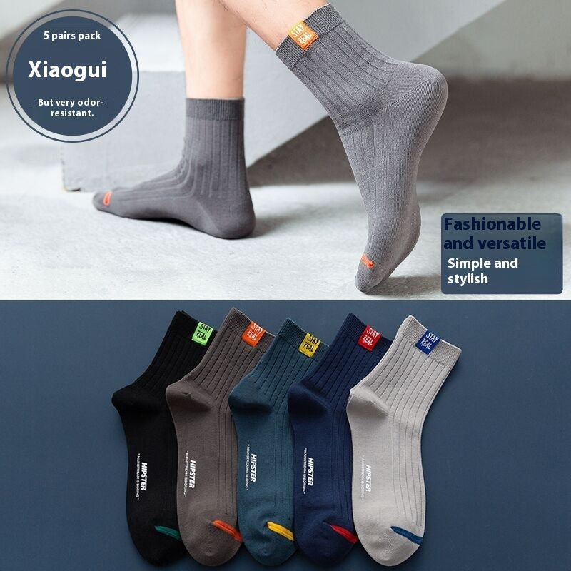 Chaussettes masculines désodorisantes de basketball de sport