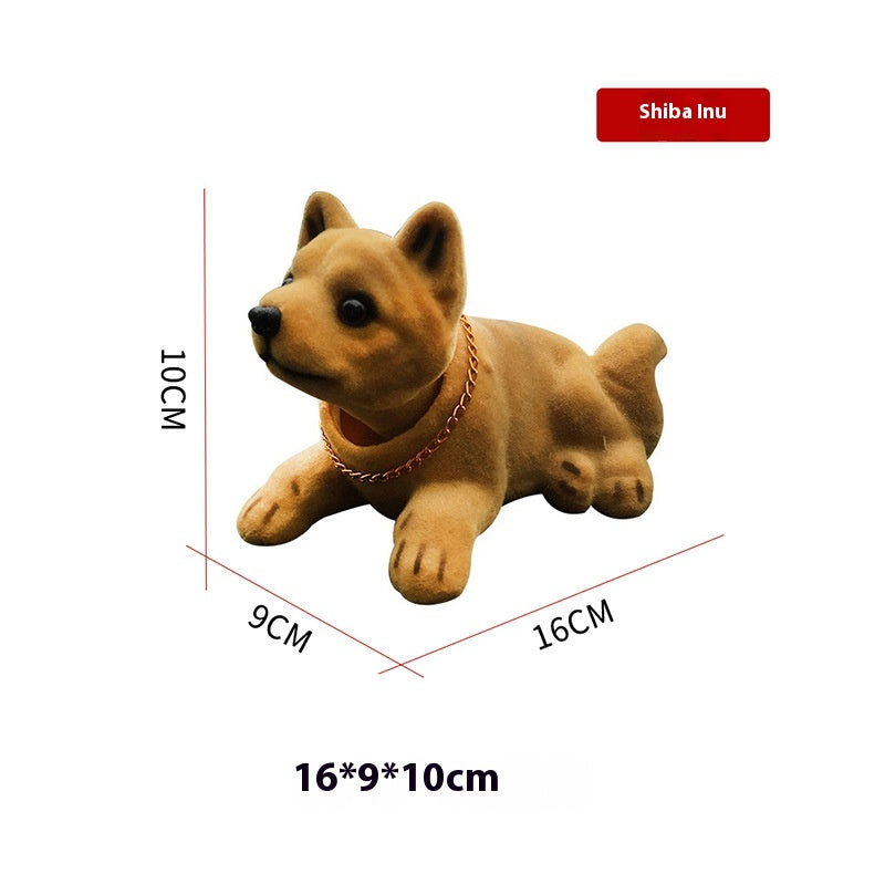 Résine Head-hooking Dog Animal Multi-spécificité Créative Cute Décoration de voiture