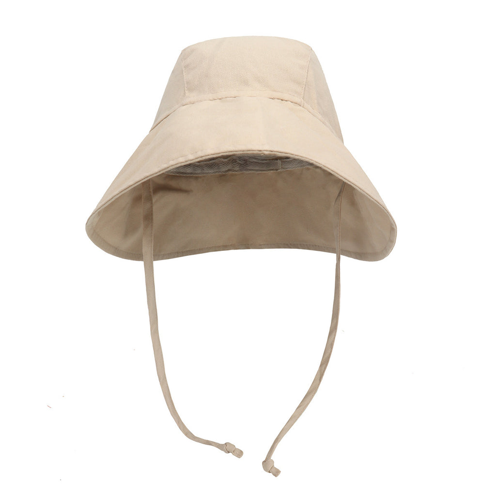 Chapeau de seau de protection solaire respirant en coton de plein air et en lin