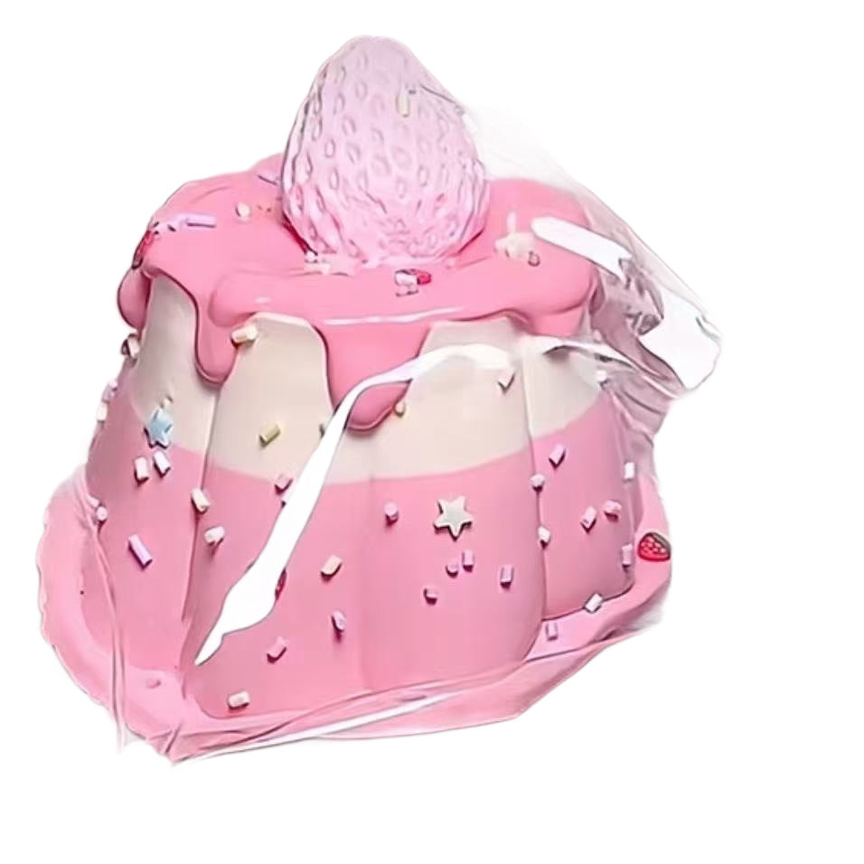 Grand pudding aux fraises crémeuses Silicone Stress-Relief Toy