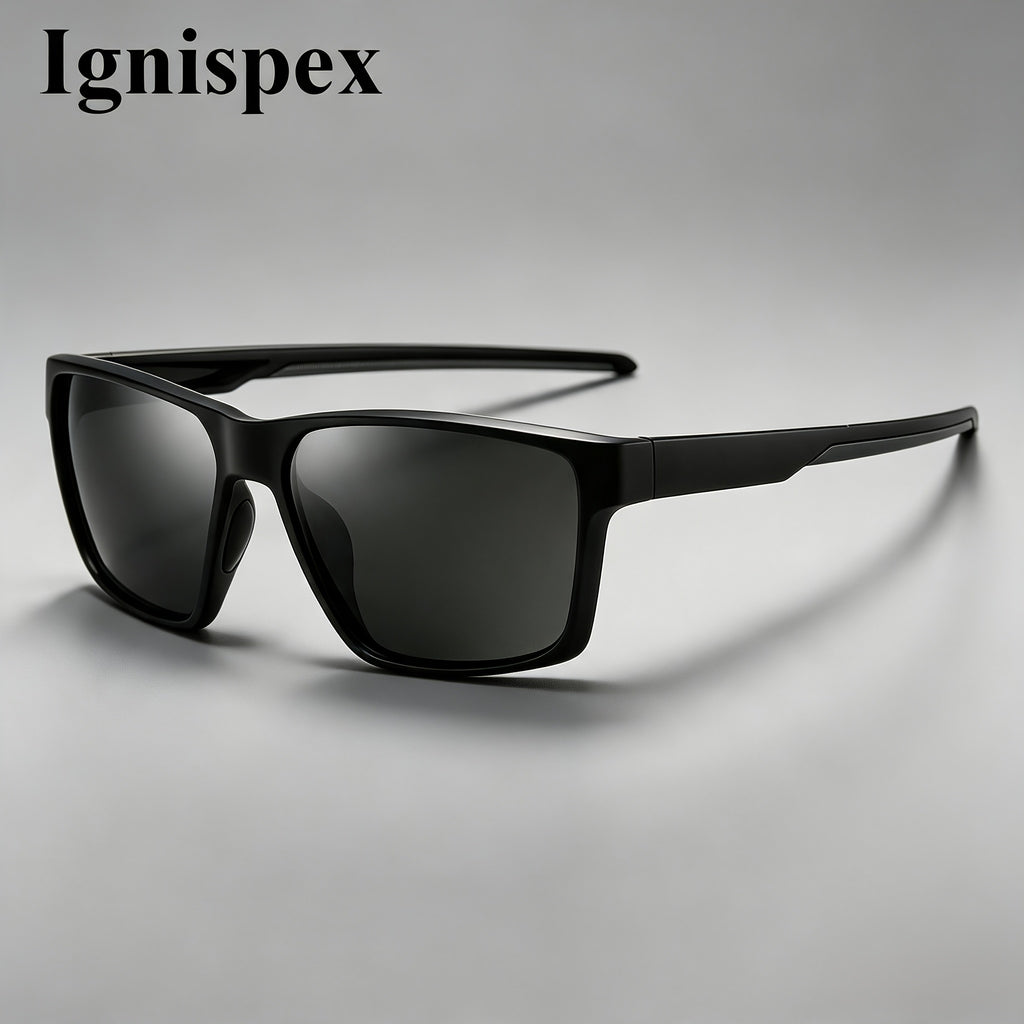 Lunettes de soleil de sport carrées de protection Uv400 pour hommes