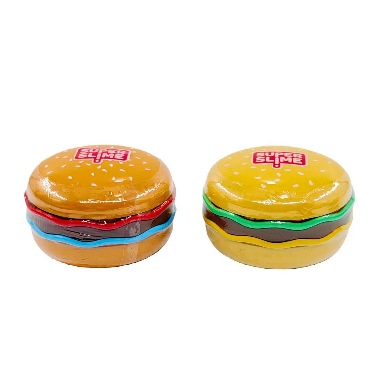 Jeu en forme de burger de simulation avec perles colorées en mousse