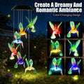 2PCS Colibri solaire vent Chimes avec changement de couleur LED lumières