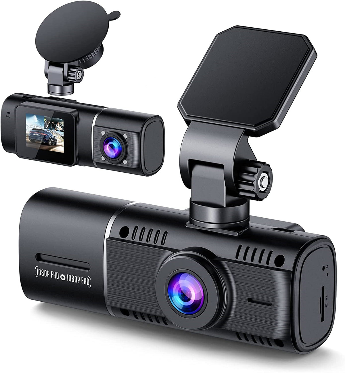 Driving Recorder Caméra de voiture Double enregistrement Surveillance de stationnement Infrarouge vision nocturne Ul