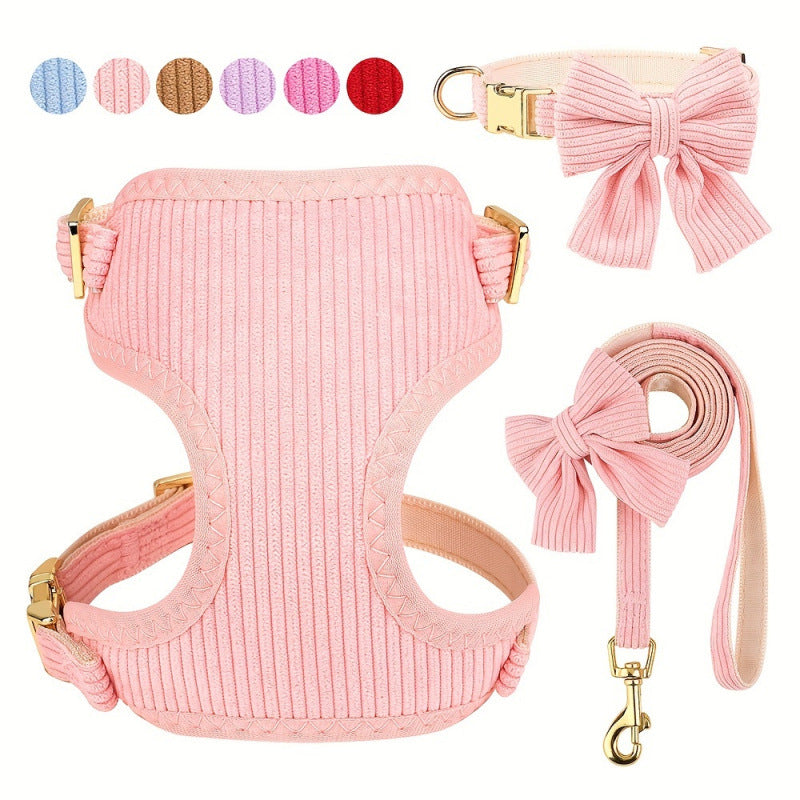 Harnais de col Traction Bow Pet Veste