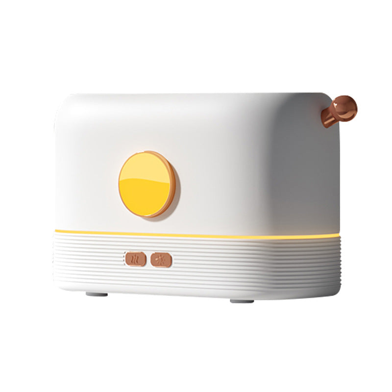 Diffuseur d'aromathérapie blanc USB 0,5L sous l'humidificateur d'aroma en plastique carré avec fermeture automatique