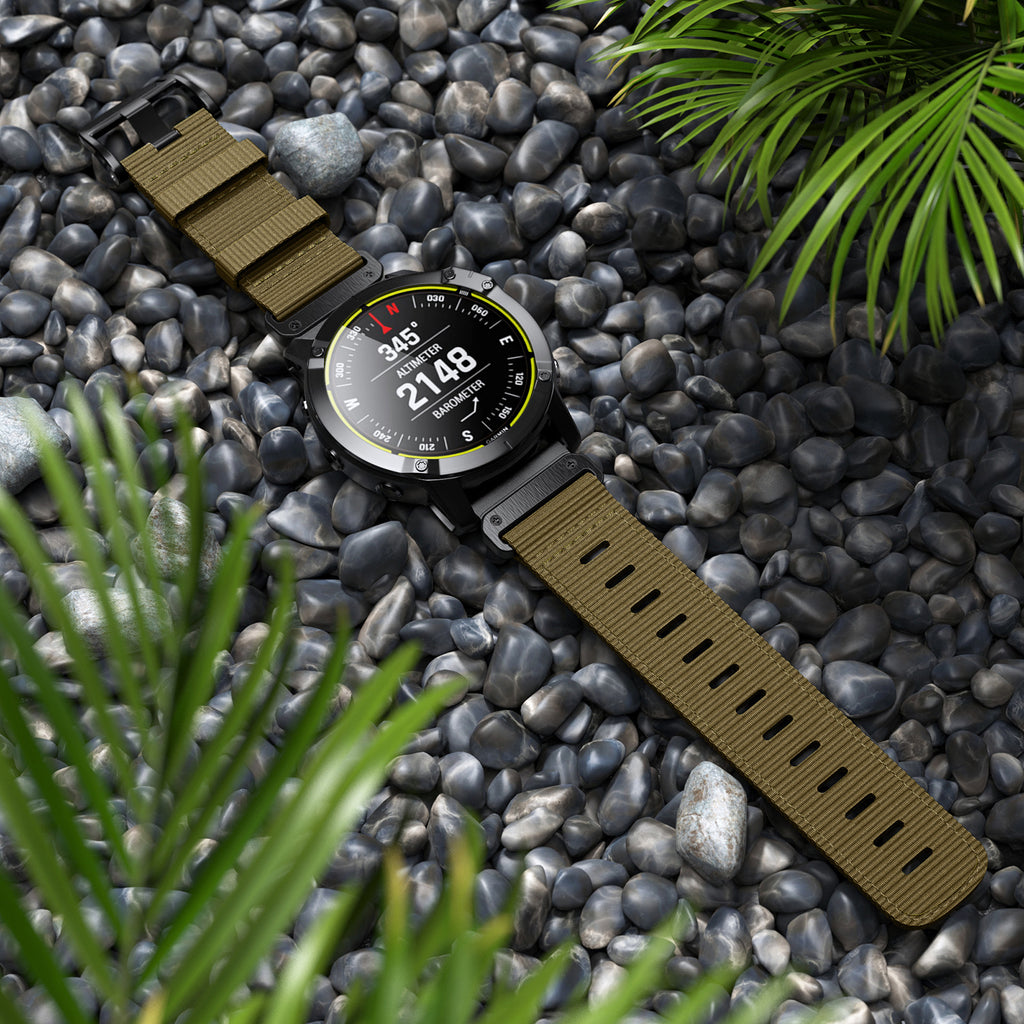 Bracelet de montre en nylon tissé à libération rapide