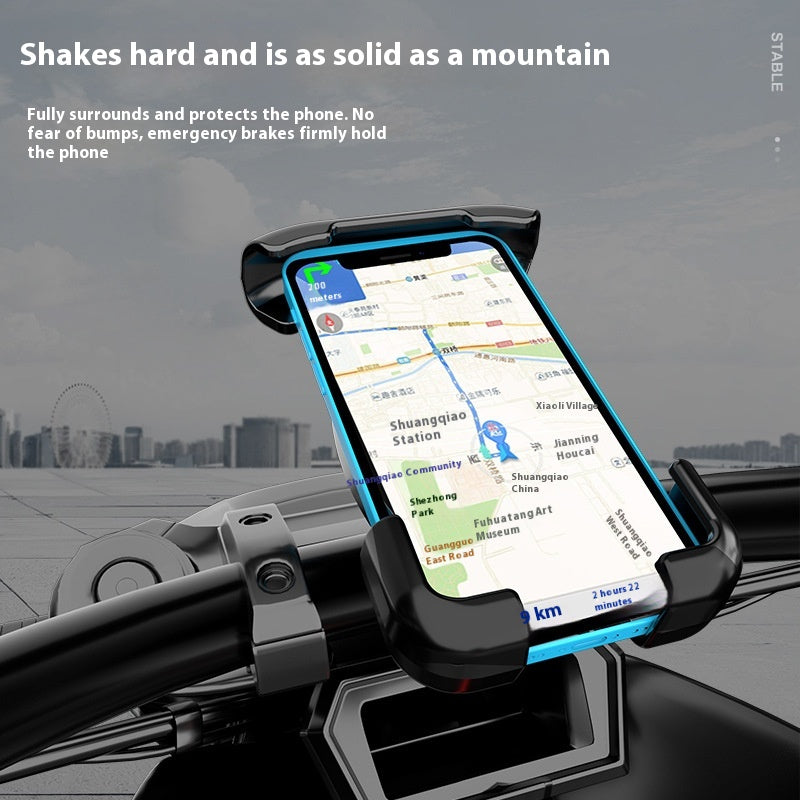Support de téléphone mobile de moto voiture Vue arrière miroir