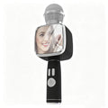 KP-M111 Microphone Bluetooth sans fil Accueil Karaoke Speaker Condenser Mic All-in-One In-Sto