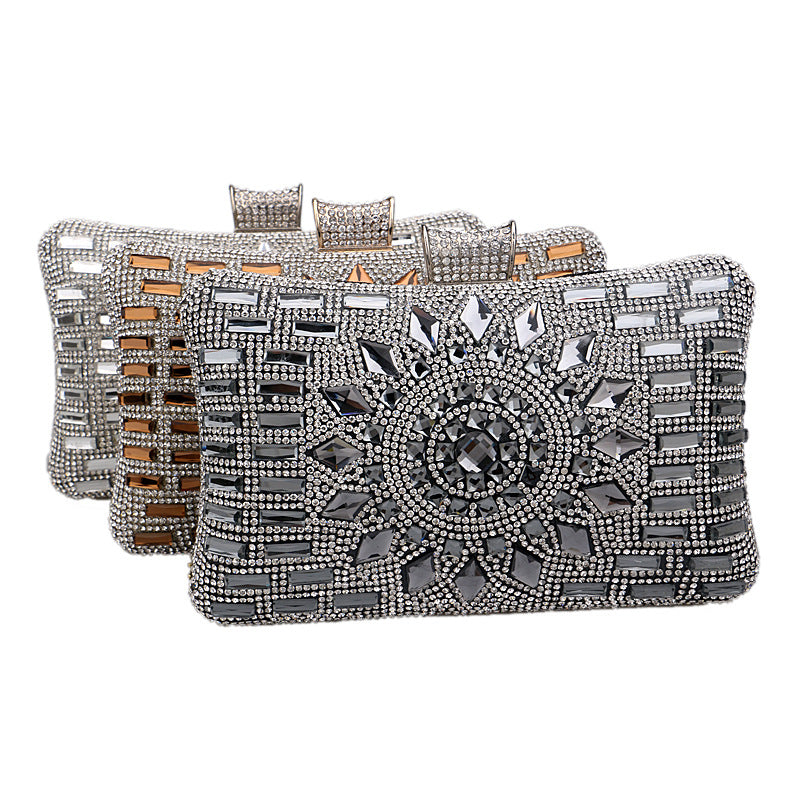 Sac de dîner en diamant de luxe Cheongsam pour femmes