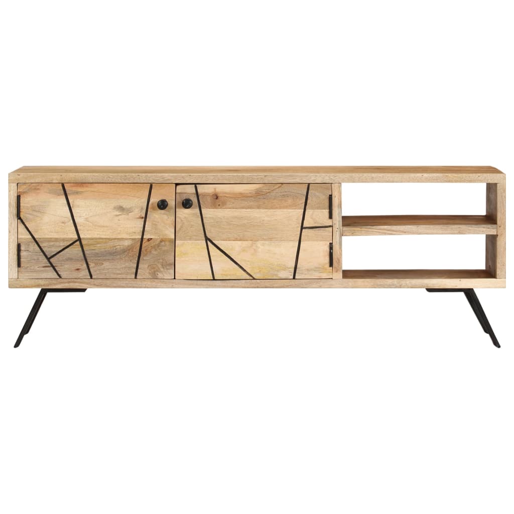 TV armoire 110x30x40 cm en bois de mangue massif