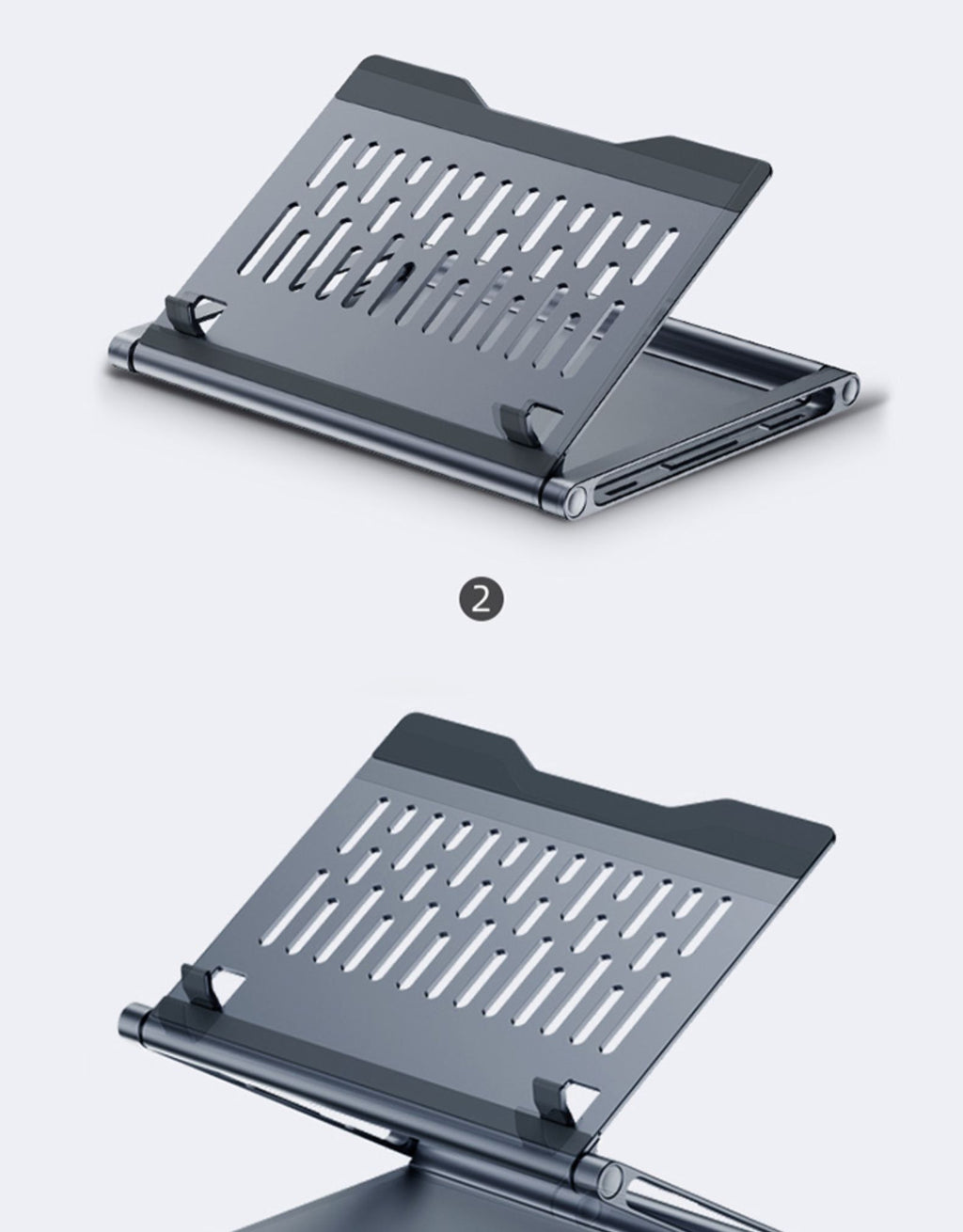 Lapstop Stand avec 8-en-1 station d'accueil
