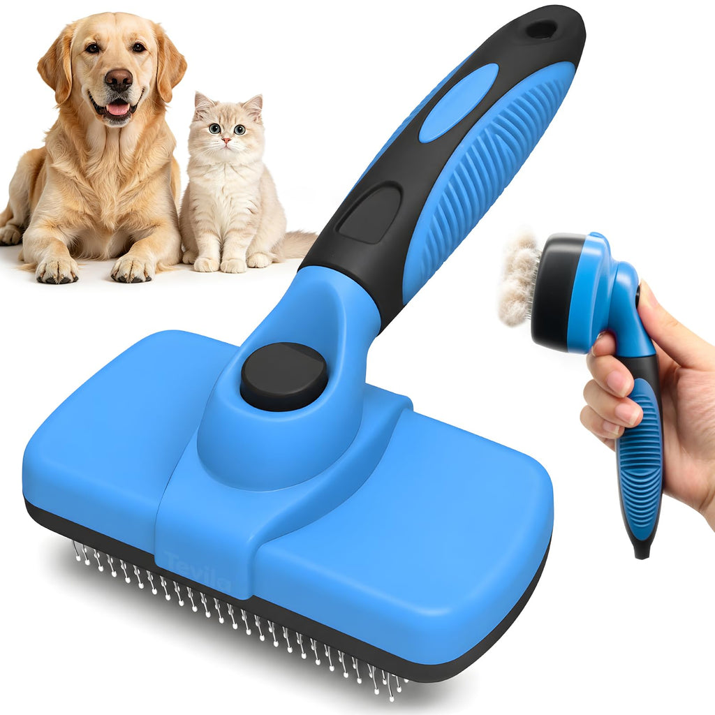 Brosse auto-nettoyante pour chien pour la couverture