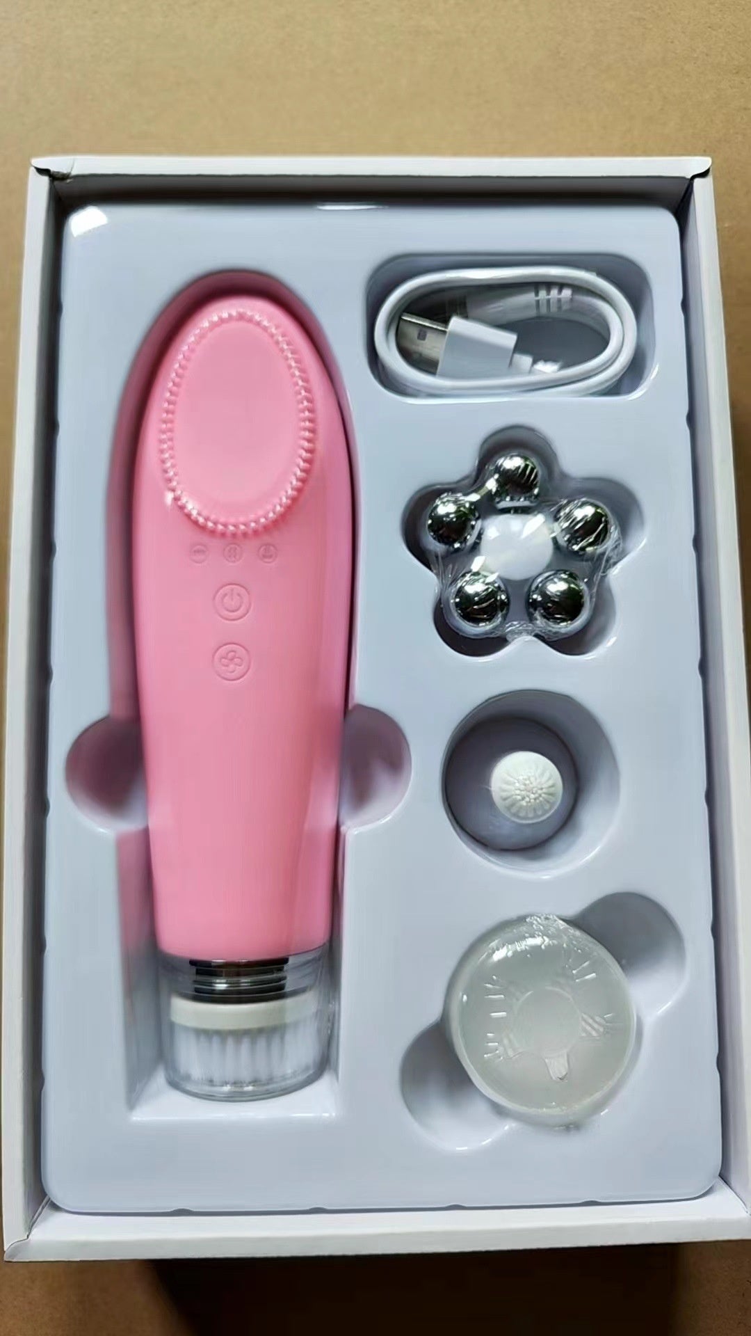Nettoyeur visage chaud Sensation Pore électrique