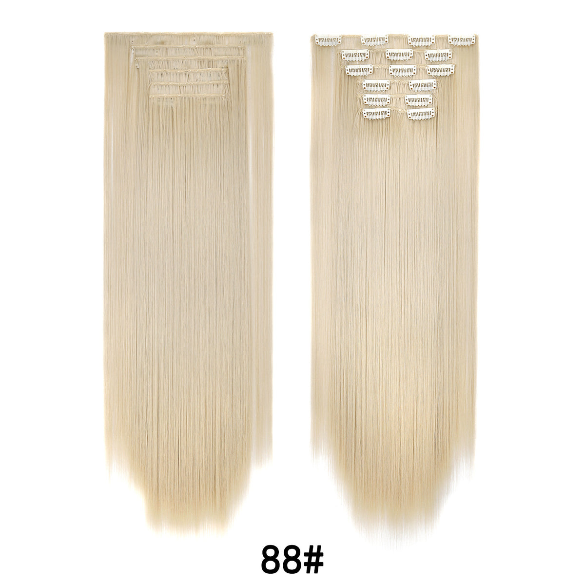 Ensemble d'extensions capillaires 6-pièces