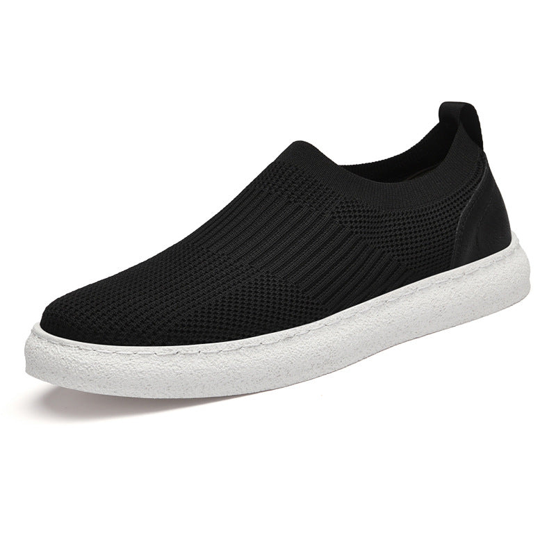 Hommes Flyknit Mesh Upper Loafers Slip-on Design