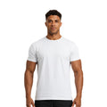 Haut de forme physique respirante à manches courtes à manches courtes pour hommes avec un collier et un Ela haut