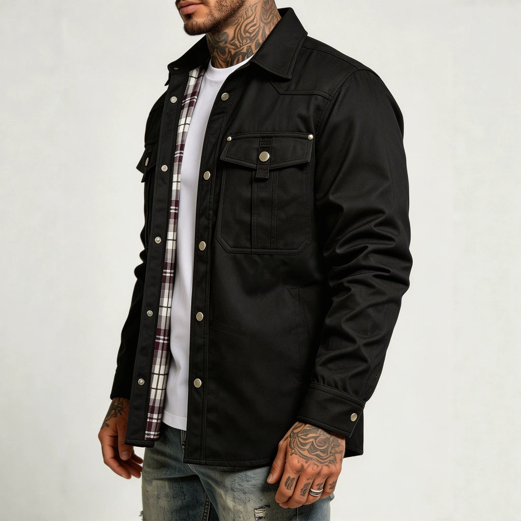 Chemise à manches longues pour hommes