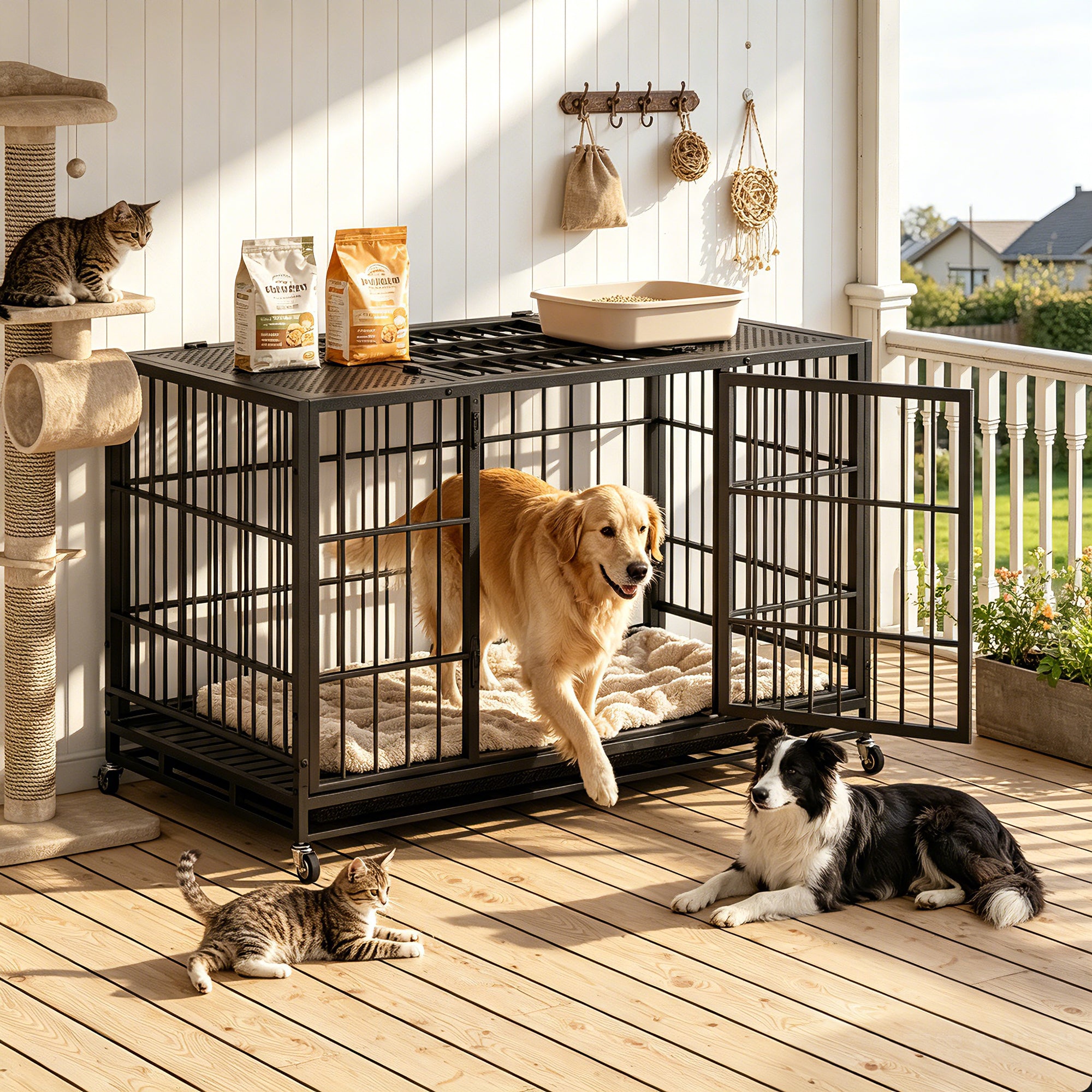 Crate de chiens lourds