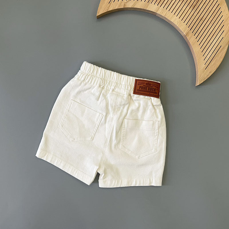 Top et shorts à manches courtes tricotés bébé