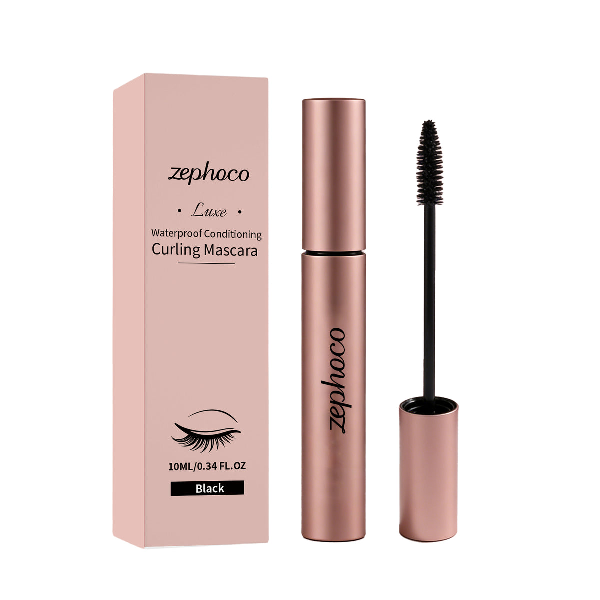 Waterproof curling mascara
