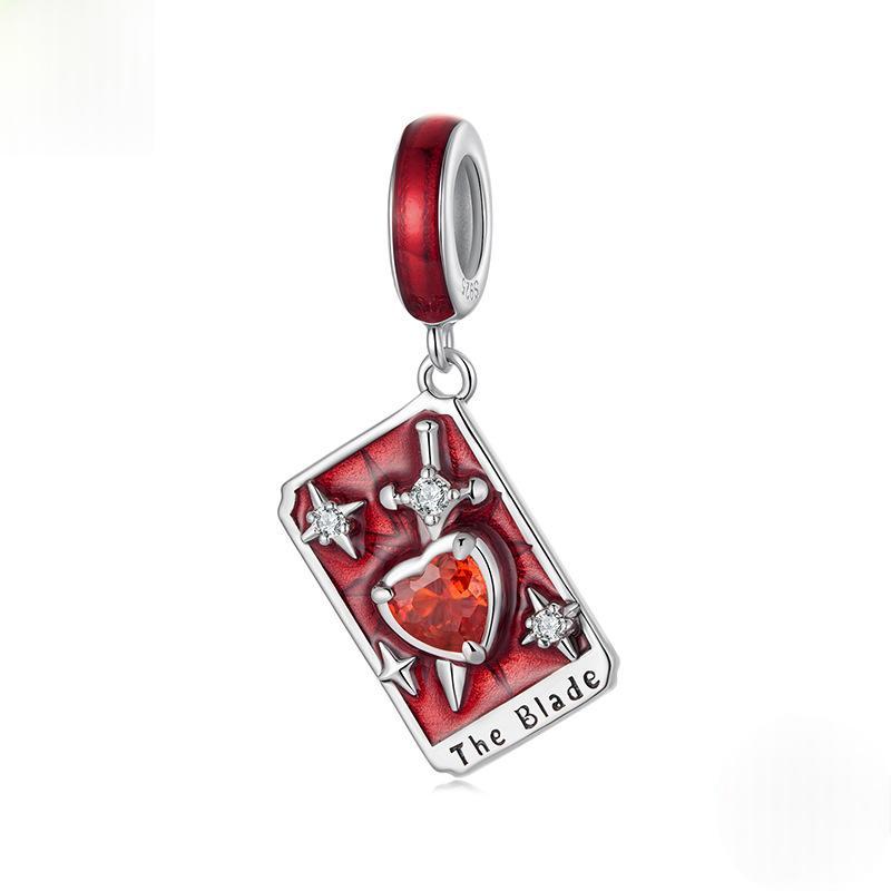 Carte de Tarot de style rétro Accessoires pendentif bricolage