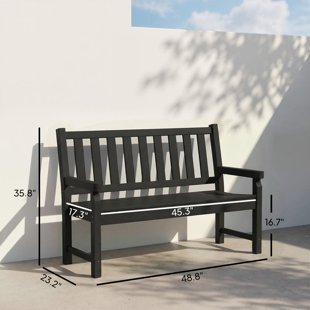 Banc de jardin 2 personnes