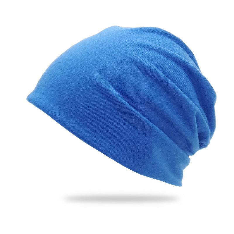 Bonnet de pull double couche de couleur solide style mince