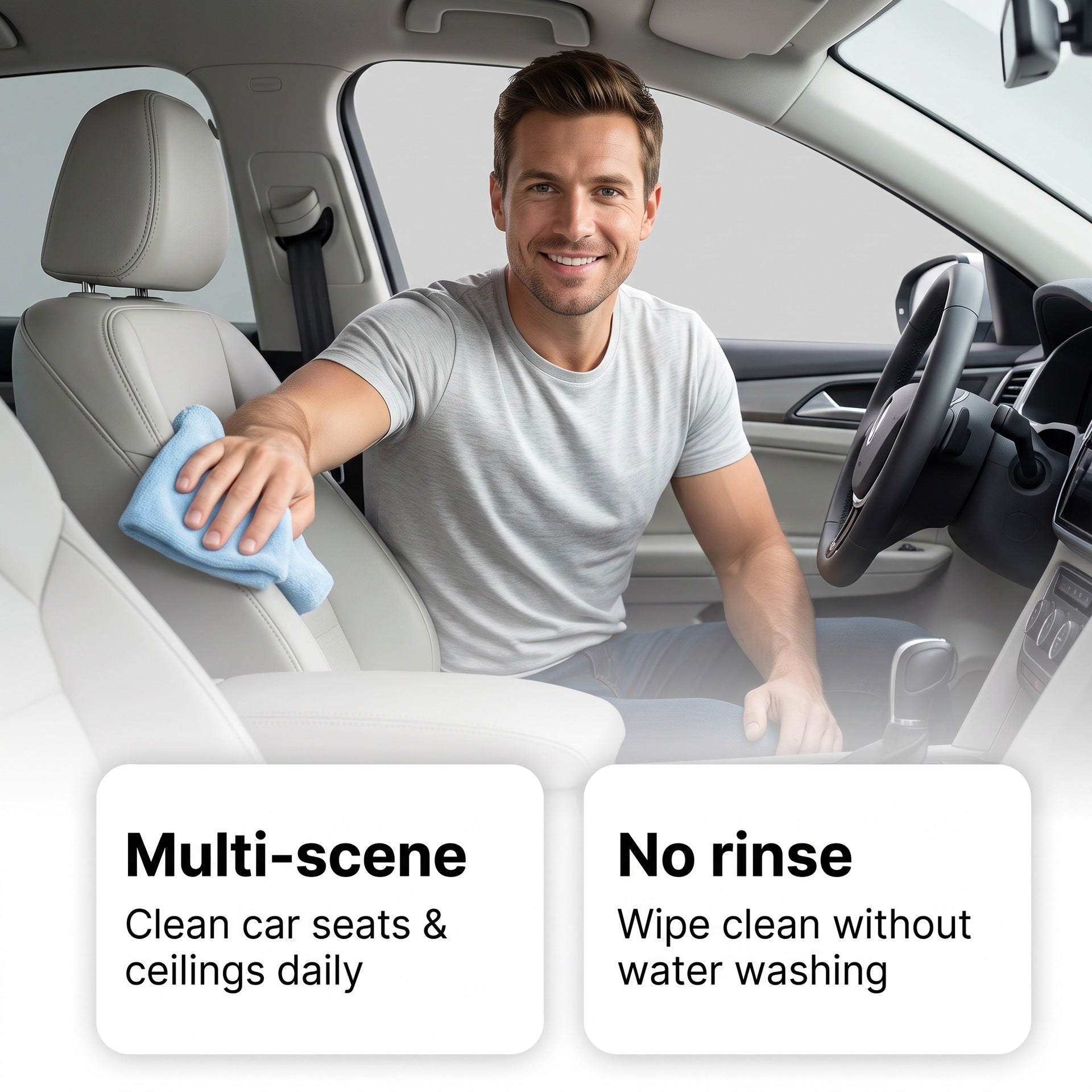 Car intérieur Mousse de nettoyage à sec