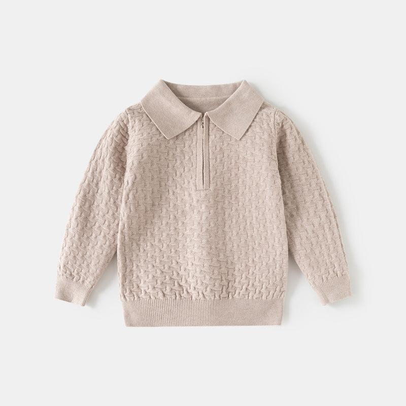 Pull à demi-zip pour garçons