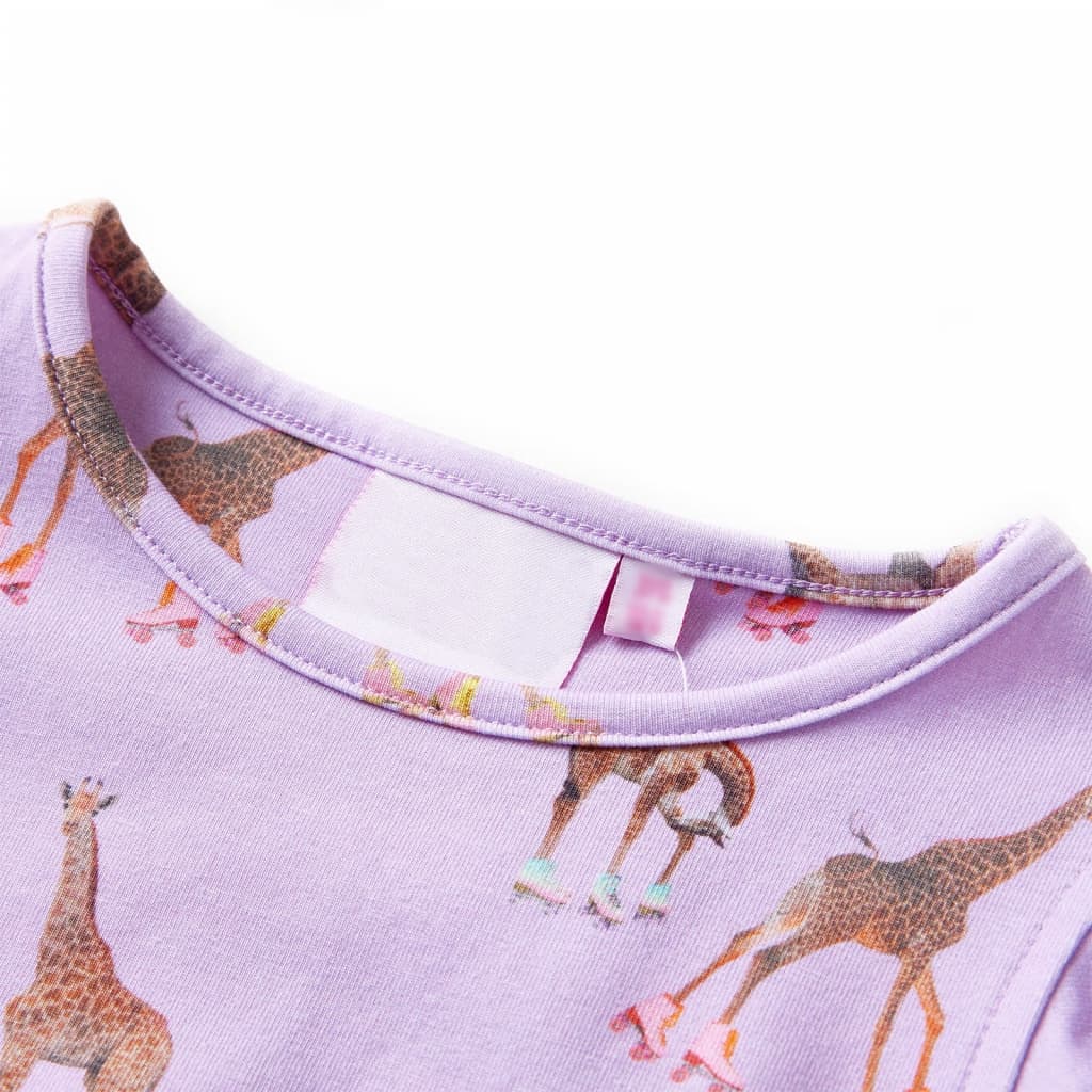 Robe pour enfants avec manches volantes et ceinture