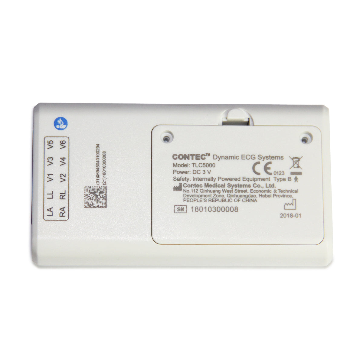 ECG Holter 12 Channel 12 Lead EKG System 24 Heures Multi Language Monitoring PC SW CE FDA