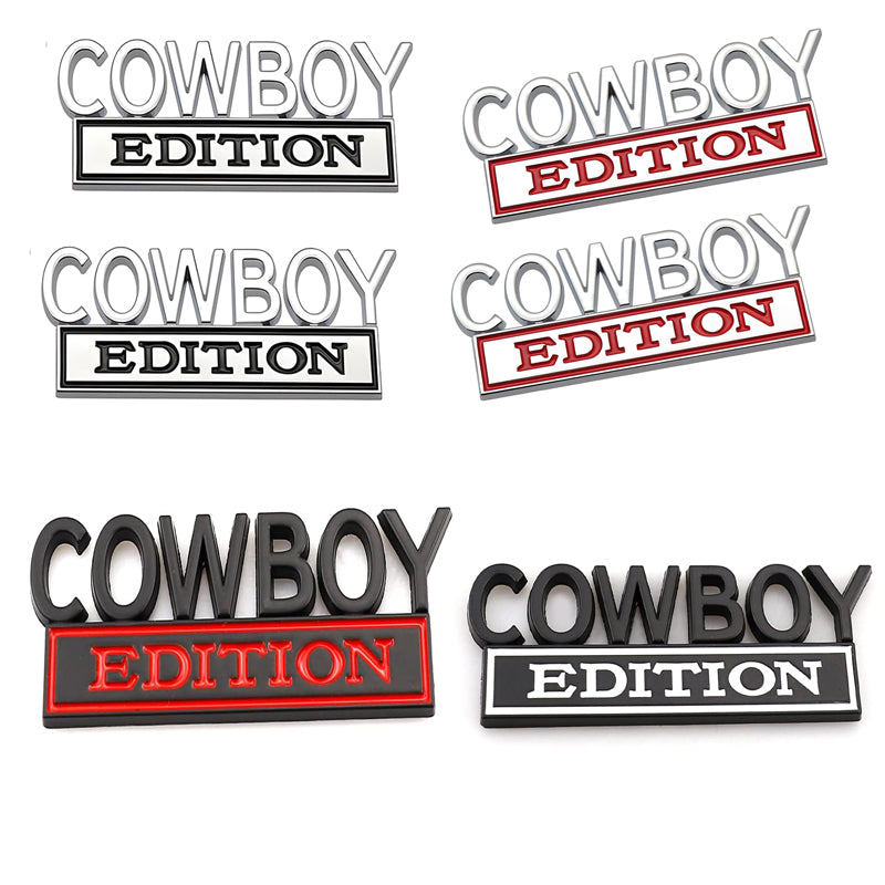2pack Cowboy Edition Emblems