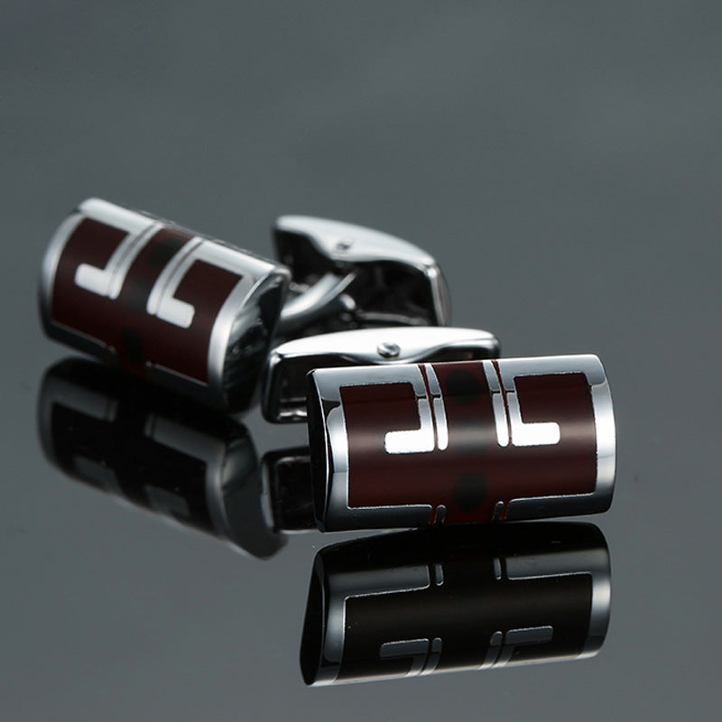 Men's Enamel Craft Vintage Collection Cube Cufflinks