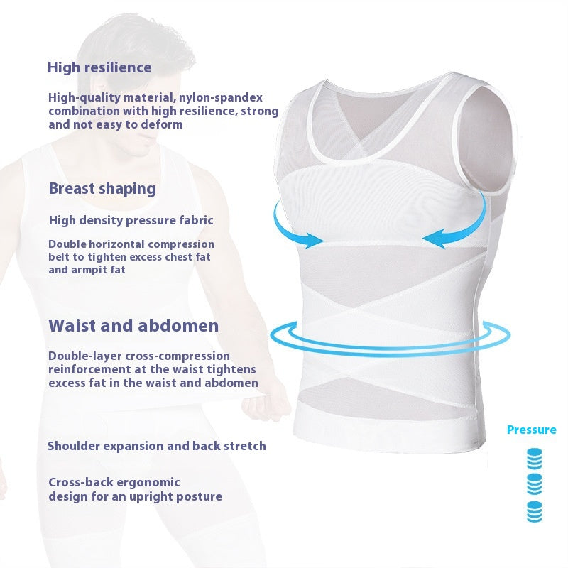 Shapers du corps des hommes Invisible Belly Shaping