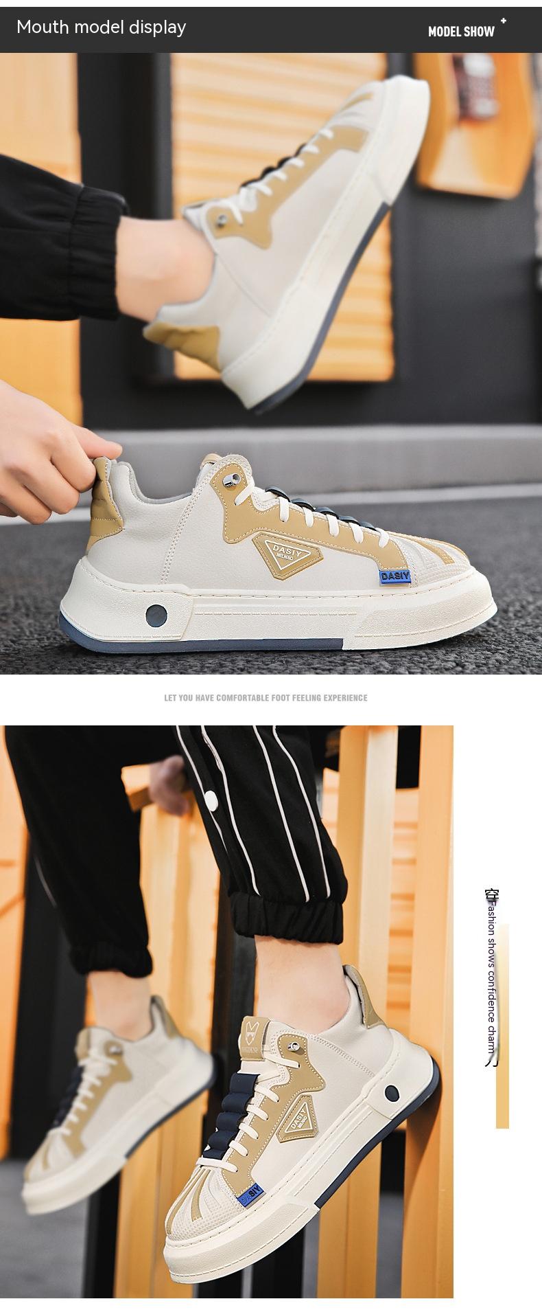 Les hommes polyvalents tendance Bas-top Sneakers Respirant Chaussures Casual