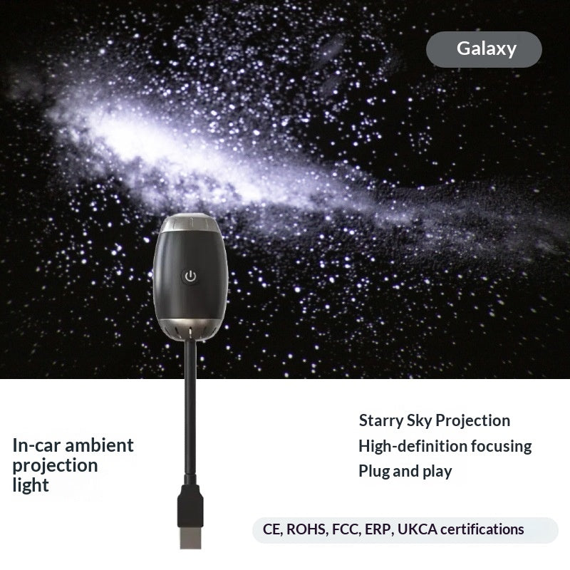 La Voie lactée montée sur voiture USB Starry Sky Atmosphere Light