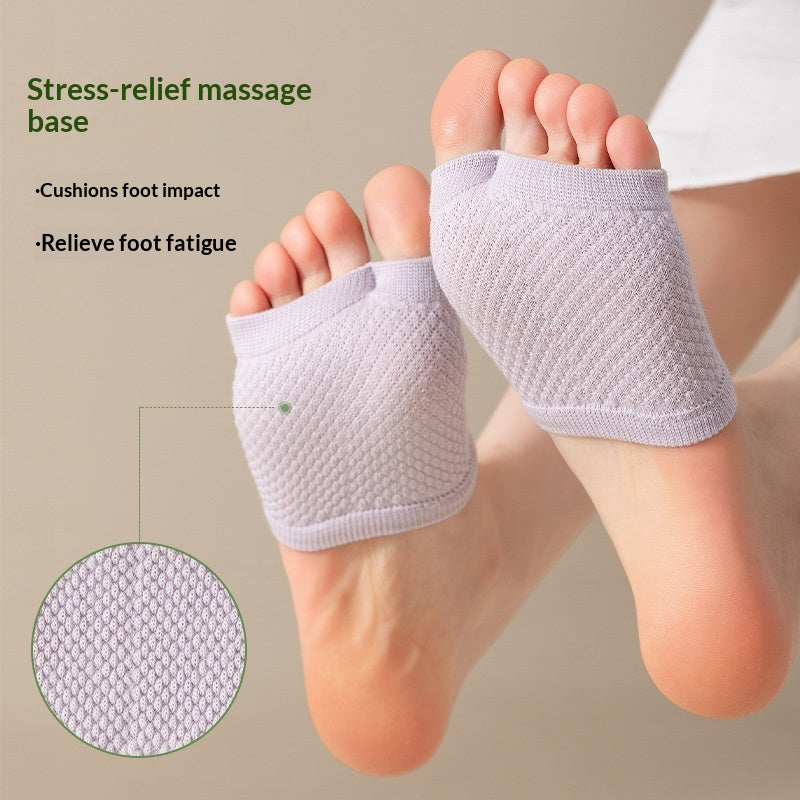 Femmes Demi-socks Été Fin coton pur