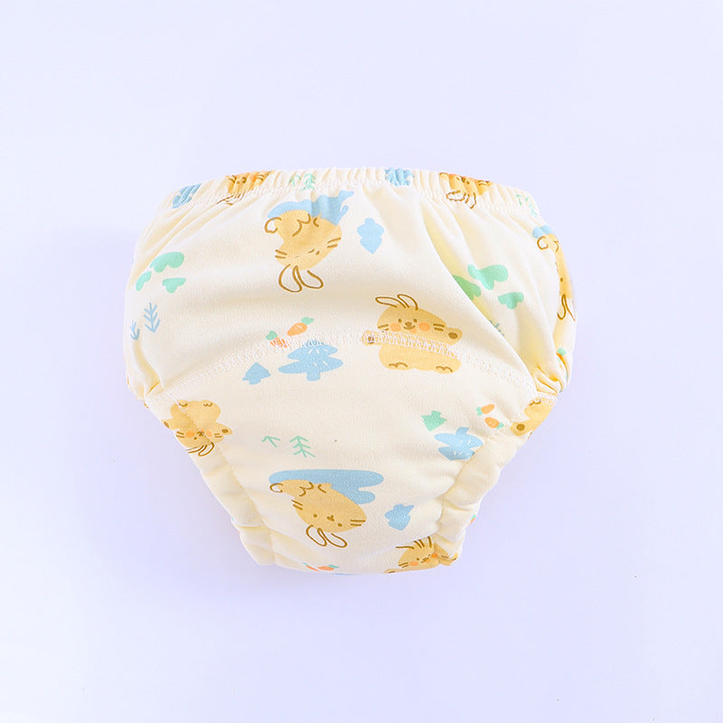 Pantalon d'entraînement pour bébé Pure coton respirant 6 couches Lavable Couche pour bébé
