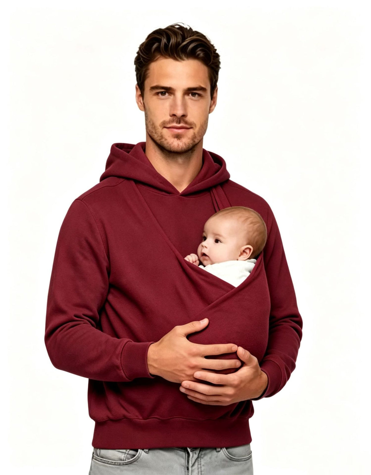 Style européen et américain Unisexe Kangaroo Pocket Multi-fonctionnel Parent-enfant Allaitement H
