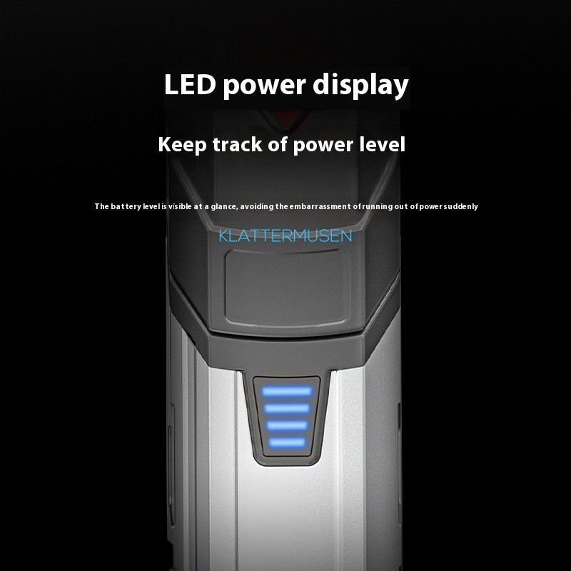 Lampe de poche portable d'affichage LED design