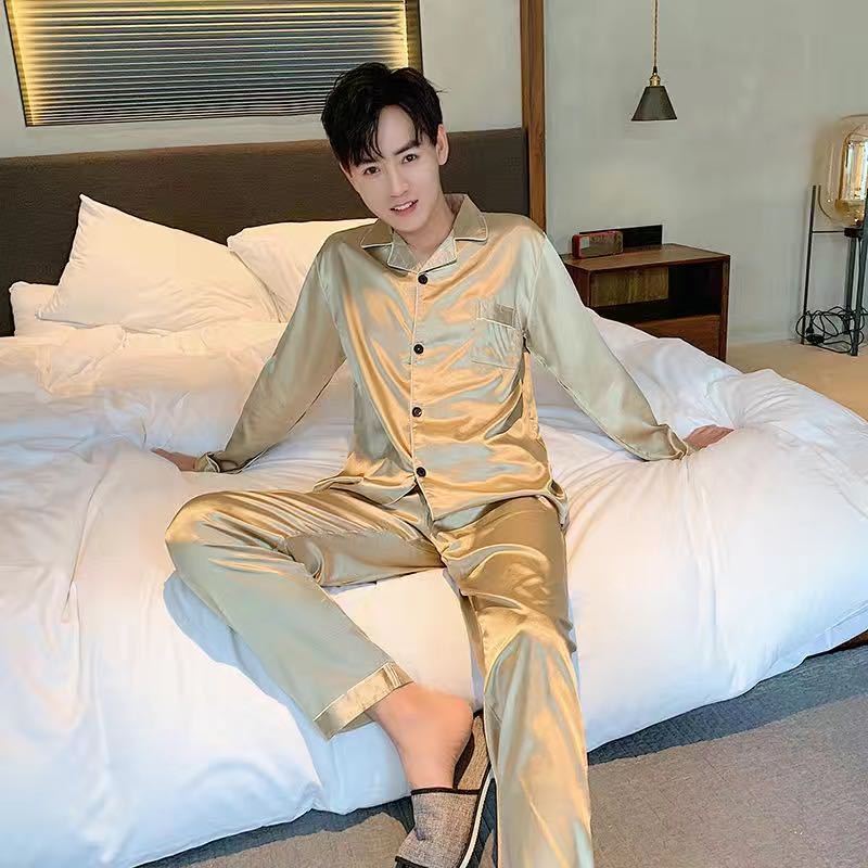 Mode homme Grande taille Pyjama en soie