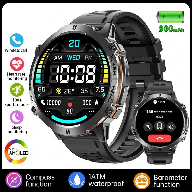 X3 haute définition Bluetooth grand écran appel santé surveillance de la santé mode sport hommes intelligent