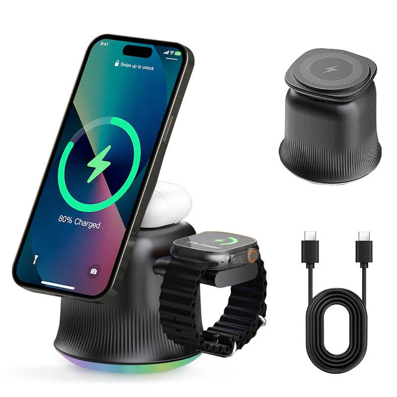 Support de charge magnétique sans fil pour Cubes Rubiks