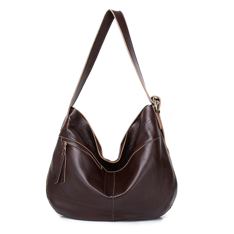 Sac de corps en cuir véritable en cuir doux