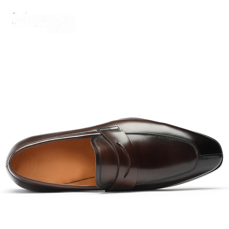 Hommes Casual cuir Slip sur les chaussures tendance pour l'été