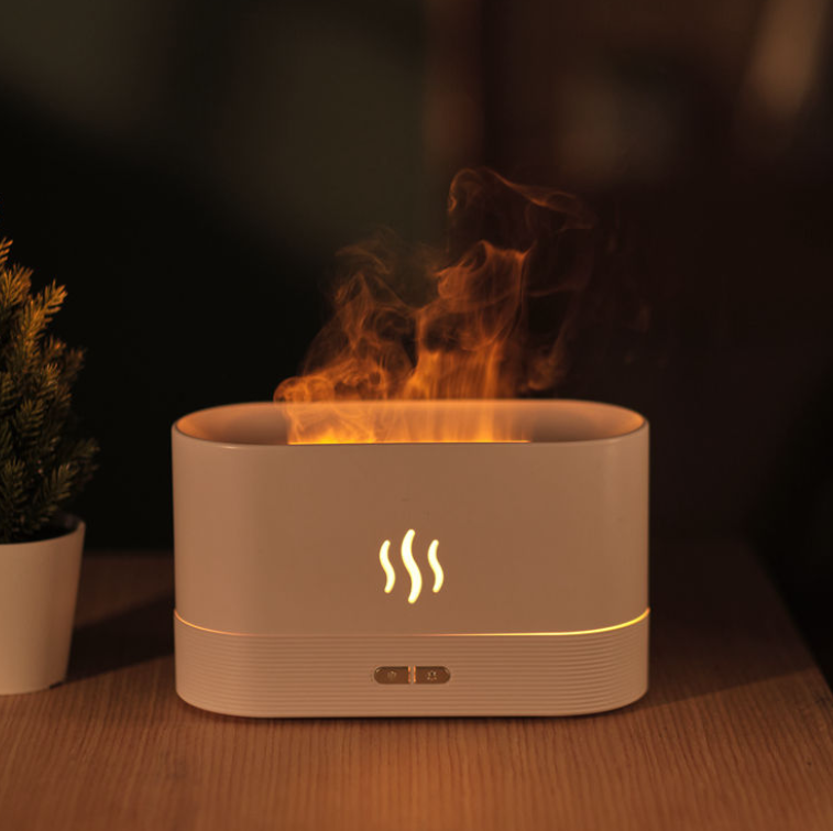 Diffuseur d'aromathérapie avec ampoule de flamme