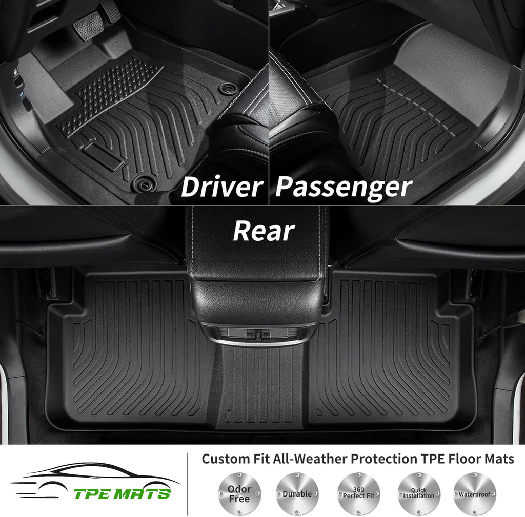 Tapis d'étage sur mesure pour Jetta 2019- Tapis de voiture imperméables Tous les tapis de garde météo lourd TP