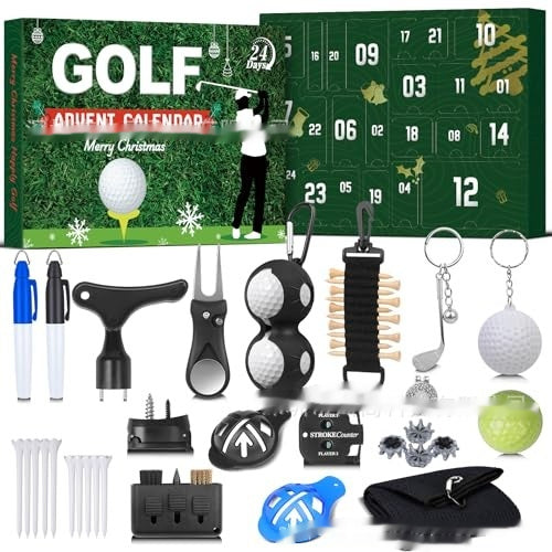 Calendrier de l'avent de golf pour hommes Artisanat Design de mode Décoration haute sens