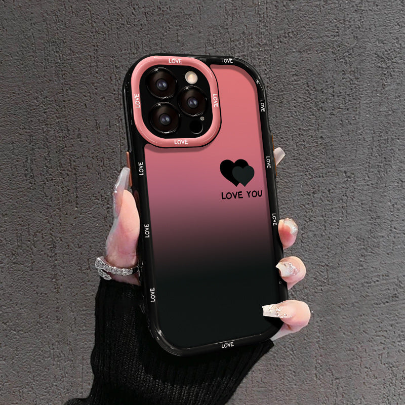 Acrylique Fine Trou Étui de téléphone tout compris résistant à la chute